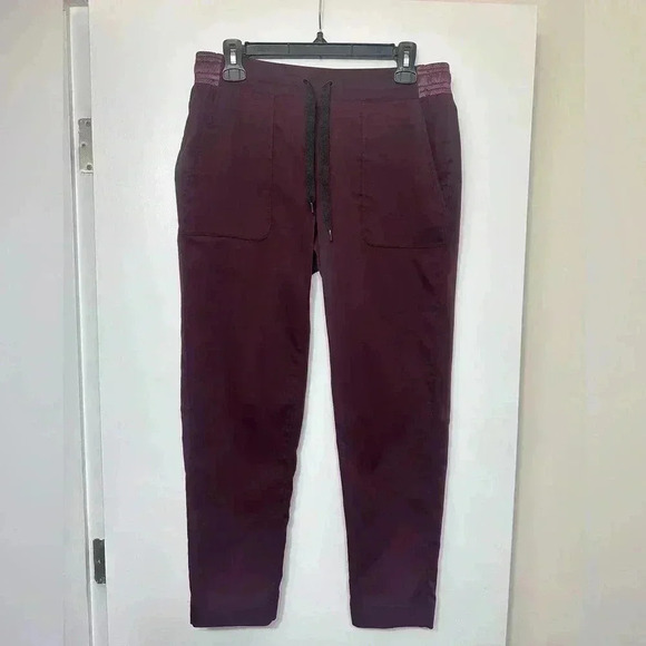 Lululemon &go Take You There Trouser Women’s Size 8 Burgundy - Picture 2 of 7